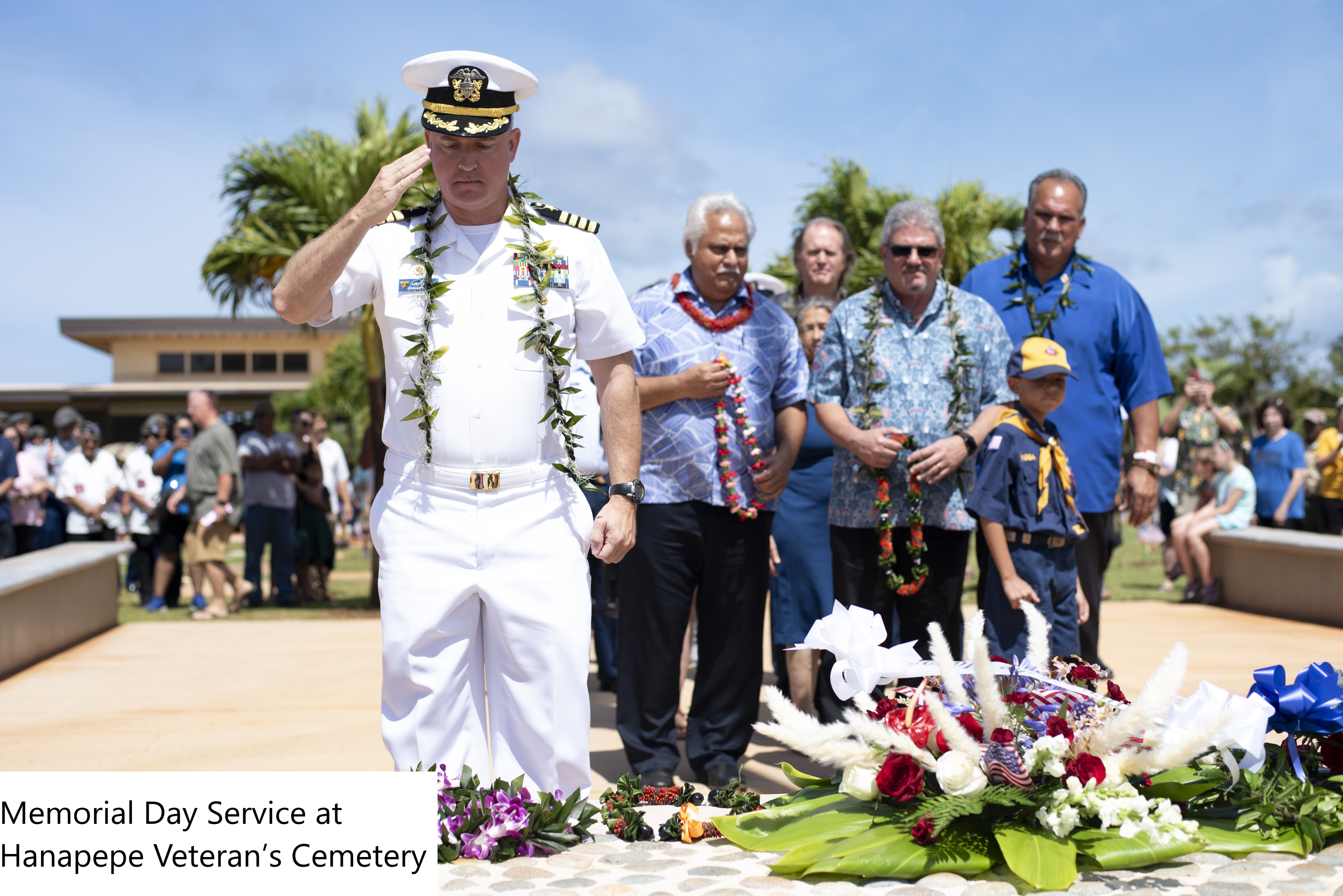 Memorial Day Service at Hanapepe Veteran’s Cemetery.